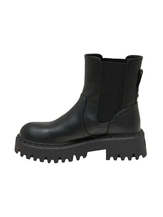 Foto van product Enkellaarsjes met plateauzool Buffalo zwart