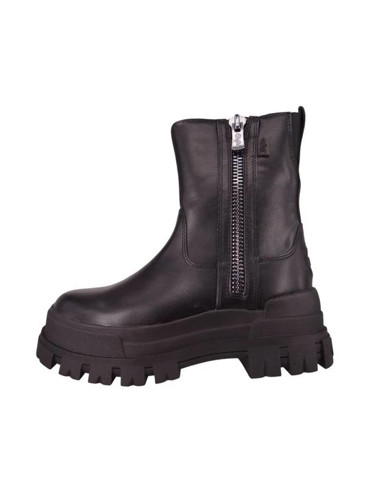 Foto van product Enkellaarsjes met plateauzool Buffalo zwart