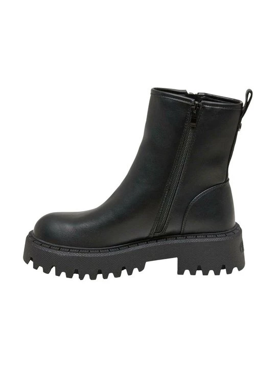 Foto van product Enkellaarsjes met plateauzool Buffalo zwart