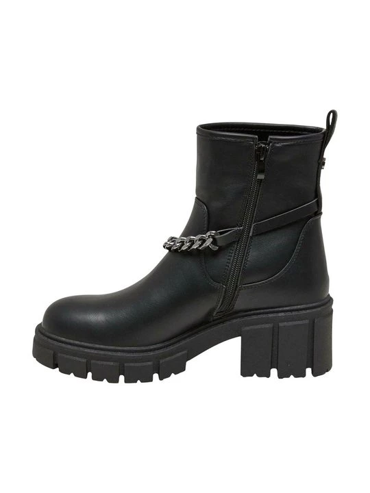 Foto van product Enkellaarsjes met plateauzool Buffalo zwart