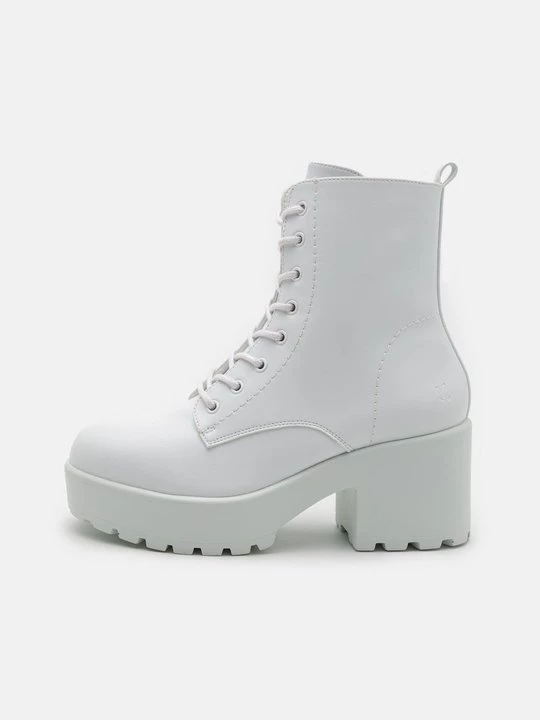 Foto van product Enkellaarsjes met plateauzool Koi Footwear wit