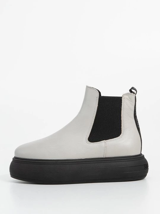 Foto van product Enkellaarsjes met plateauzool Steve Madden grijs