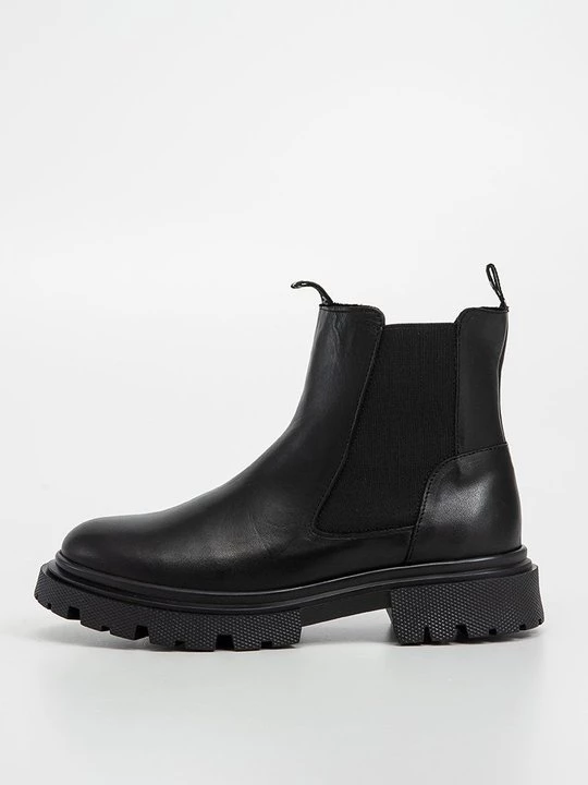 Foto van product Enkellaarsjes met plateauzool Steve Madden zwart