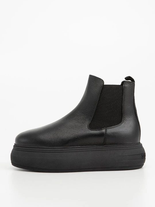 Foto van product Enkellaarsjes met plateauzool Steve Madden zwart