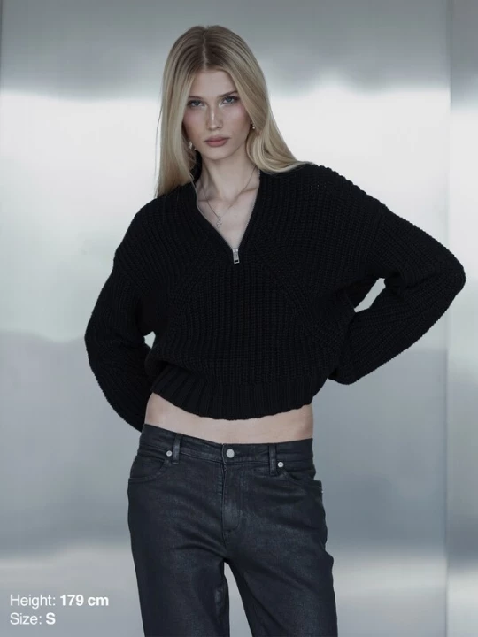 Foto van product ENRAGE Oversized trui zwart