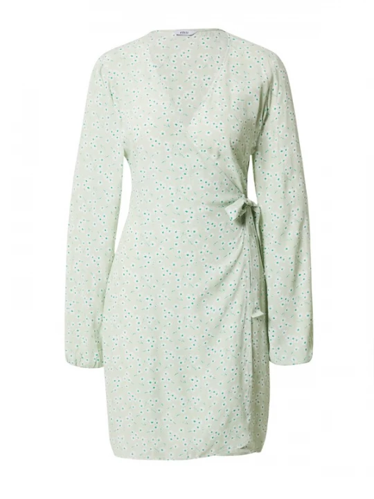 Foto van product Envii Jurk 'KELLY' jade groen / pastelgroen / wit