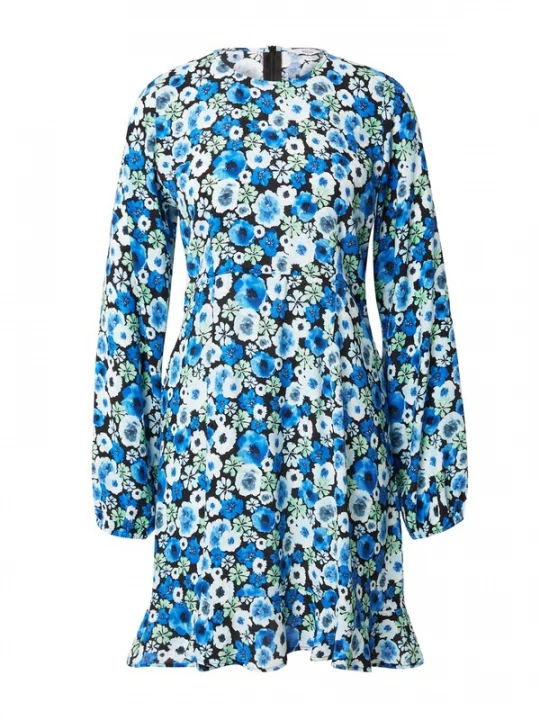 Foto van product Envii Jurk 'SHERRY' blauw / nachtblauw / mintgroen