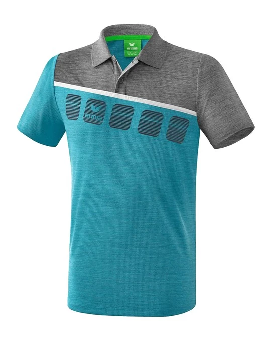 Foto van product ERIMA Functioneel shirt azuur / grijs gemêleerd / wit