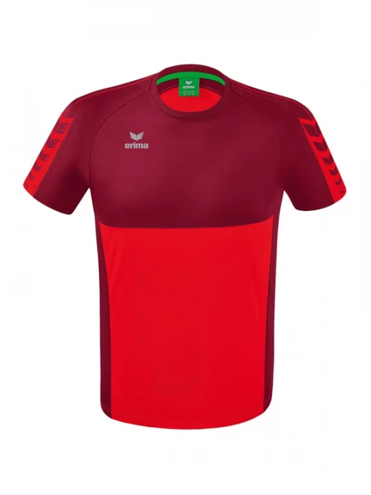 Foto van product ERIMA Functioneel shirt grijs / rood / bourgogne