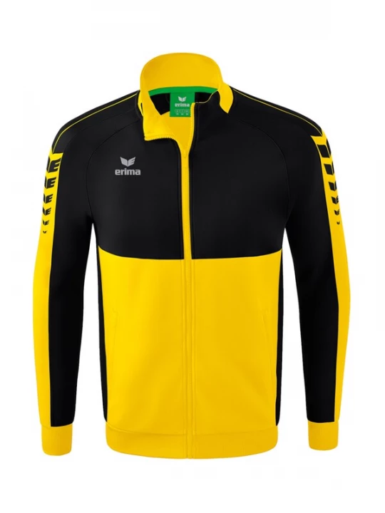 Foto van product ERIMA Trainingsjack geel / zilvergrijs / zwart