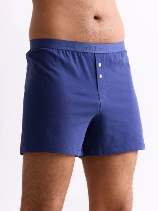 Foto van product Erlich Textil Boxershorts 'Casual Cotton' donkerblauw