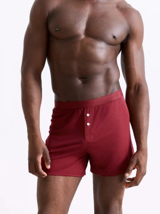 Foto van product Erlich Textil Boxershorts 'Light Touch' bordeaux