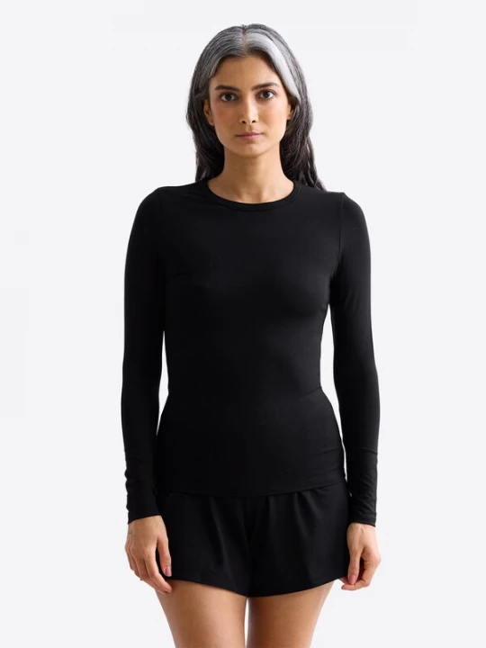 Foto van product Erlich Textil Shirt 'LIGHT TOUCH' zwart