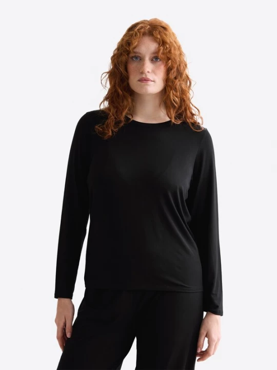 Foto van product Erlich Textil Shirt 'LIGHT TOUCH' zwart