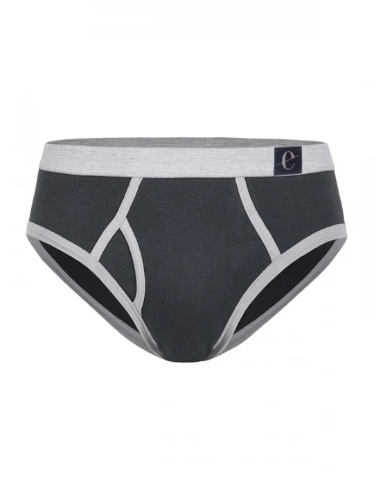 Foto van product Erlich Textil Slip 'Theo' antraciet / lichtgrijs