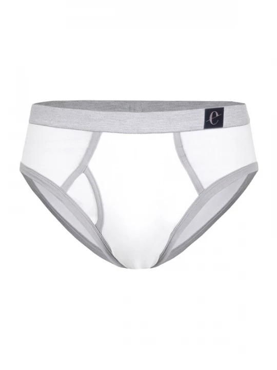 Foto van product Erlich Textil Slip 'Theo' grijs / wit