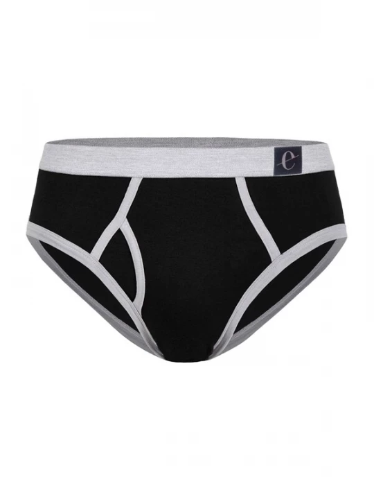 Foto van product Erlich Textil Slip 'Theo' lichtgrijs / donkergrijs / zwart
