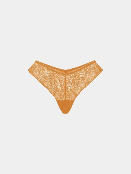 Foto van product Erlich Textil String 'Iconic Lace' abrikoos