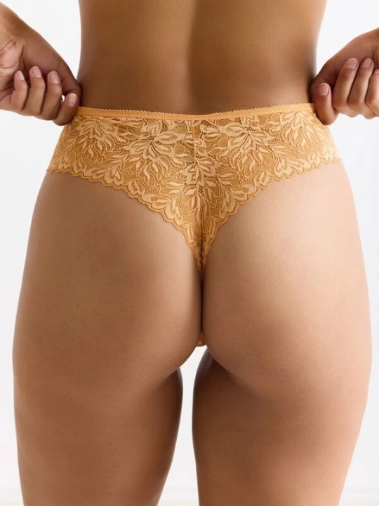 Foto van product Erlich Textil String 'Iconic Lace' abrikoos