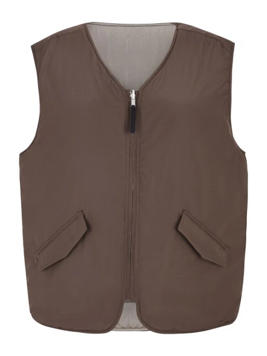 Foto van product Esmé Studios Bodywarmer 'Kinsley' taupe / bruin
