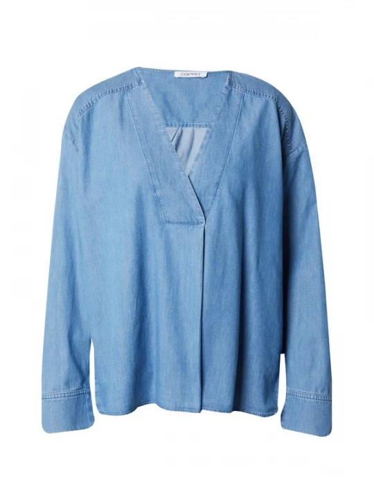 Foto van product ESPRIT Blouse blauw denim