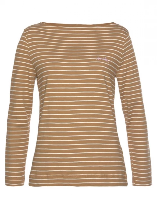Foto van product ESPRIT Shirt lichtbruin / rosa / wit