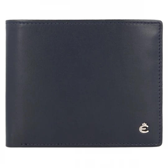 Foto van product Esquire Portemonnee 'Harry' donkerblauw / zilver