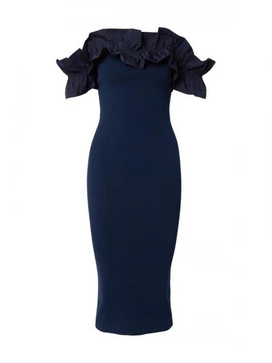 Foto van product Essentiel Antwerp Gebreide jurk 'JOYNOMI' navy
