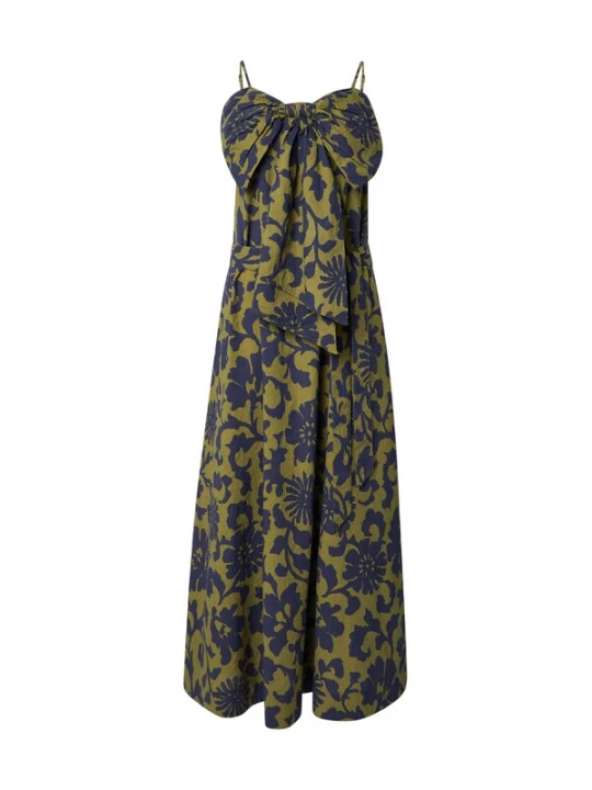Foto van product Essentiel Antwerp Jurk 'JOHNSON' navy / olijfgroen