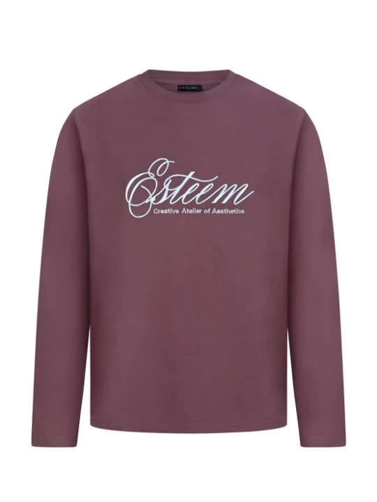 Foto van product ESTEEM Shirt mauve / wit