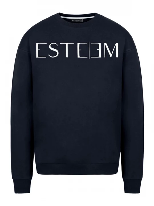 Foto van product ESTEEM Sweatshirt antraciet / wit