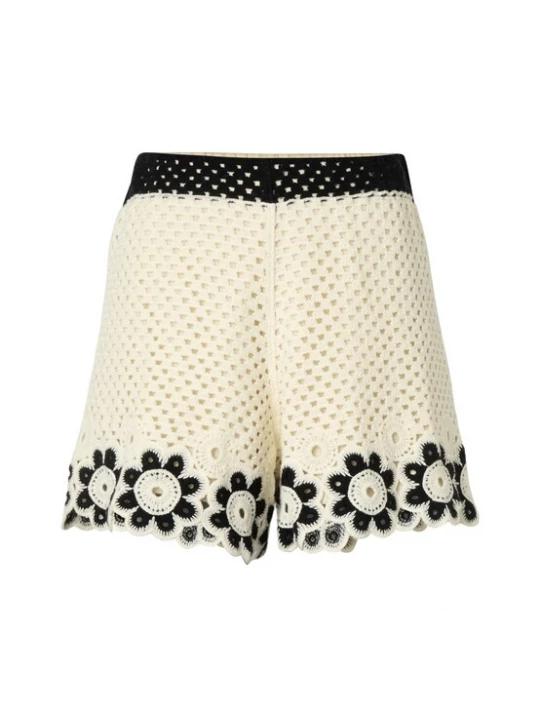 Foto van product Estelou Broek crème / zwart