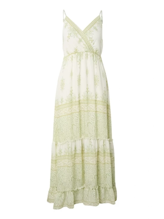 Foto van product Estelou Jurk olijfgroen / pastelgroen