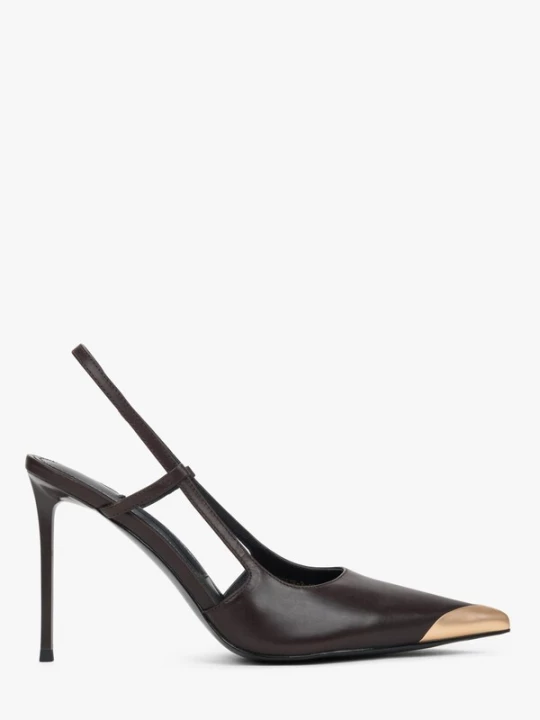 Foto van product Estro Slingpumps '2618-3' donkerbruin