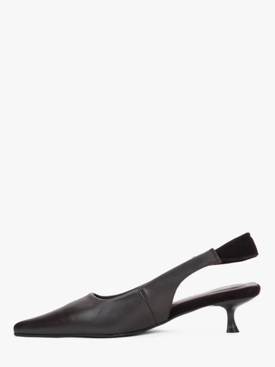 Foto van product Estro Slingpumps '30-6654-1' donkerbruin