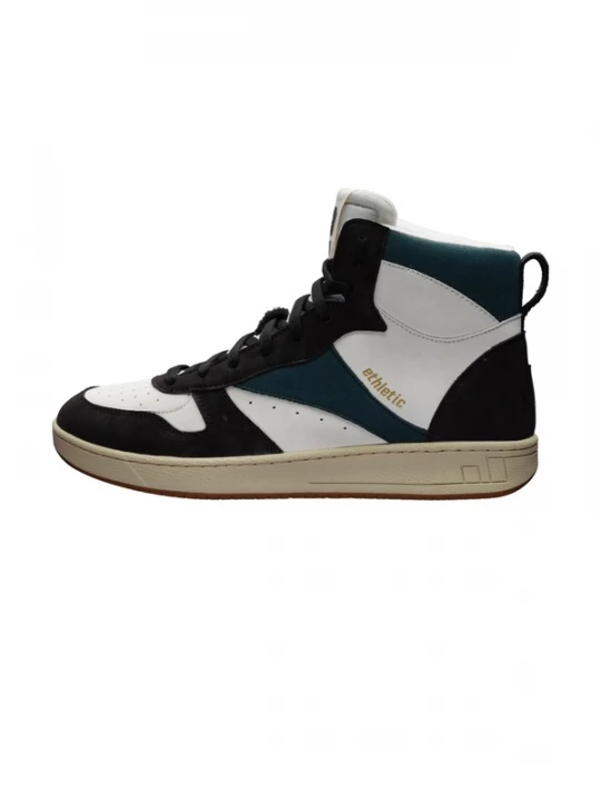 Foto van product Ethletic Sneakers hoog 'Carl' navy / petrol / wit