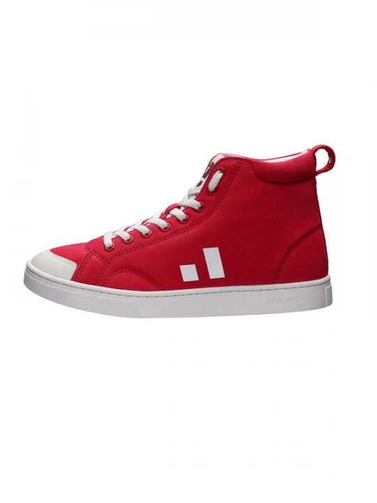 Foto van product Ethletic Sneakers hoog rood / wit