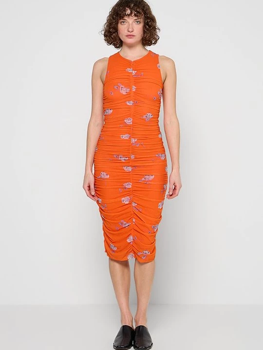 Foto van product Etui-jurk Ganni oranje