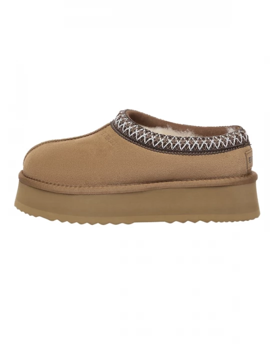Foto van product Everau Huisschoenen kastanjebruin / donkerbruin / wit