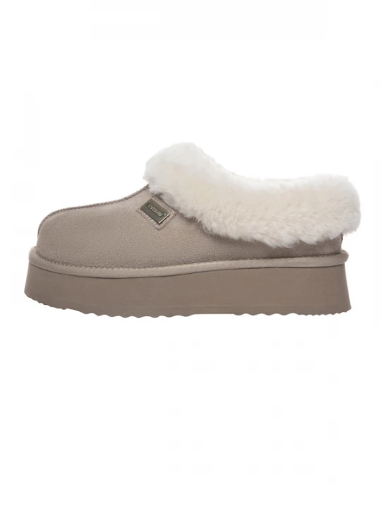 Foto van product Everau Huisschoenen 'Topknot' ecru / wit