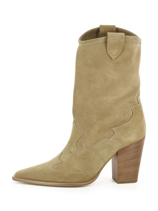 Foto van product EVITA Cowboylaarzen 'GAIA' beige