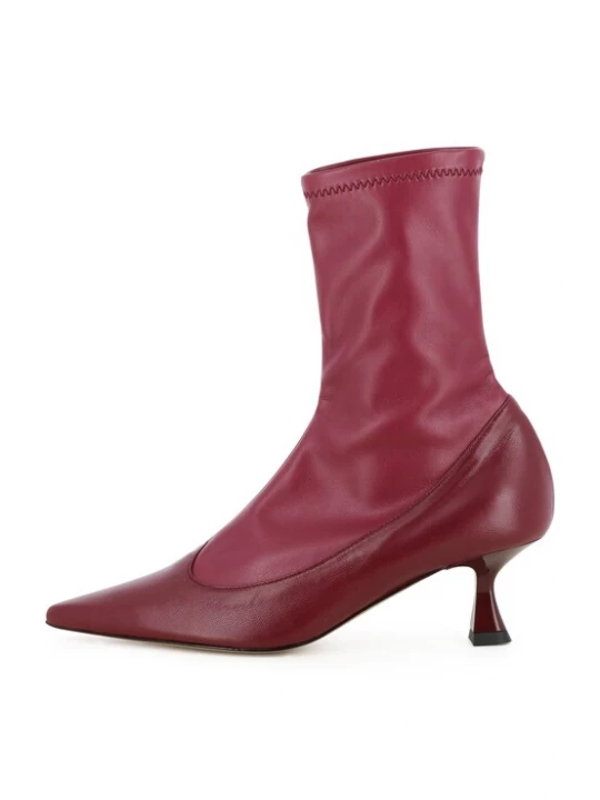 Foto van product EVITA Enkellaarsjes 'PERLA' bordeaux
