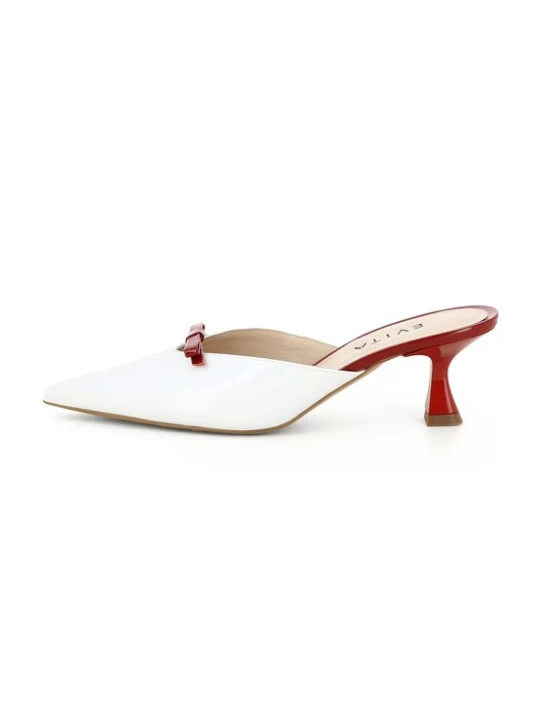 Foto van product EVITA Muiltjes 'PERLA' wit