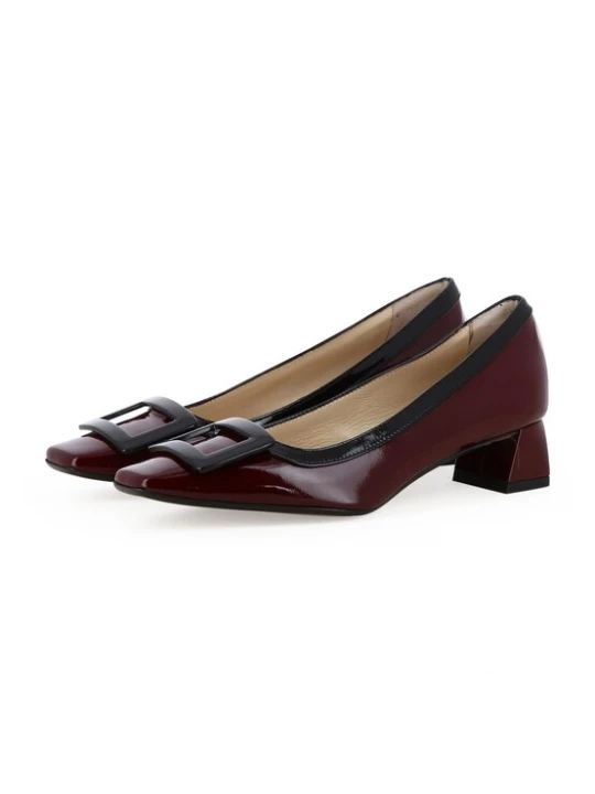 Foto van product EVITA Pumps 'SABRINA' bordeaux / zwart