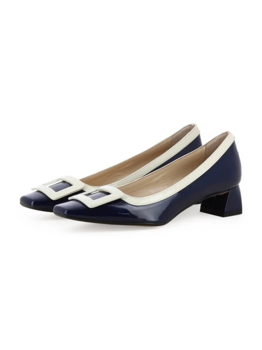 Foto van product EVITA Pumps 'SABRINA' nachtblauw / offwhite