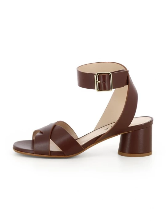 Foto van product EVITA Sandalen met riem 'DORI' donkerbruin