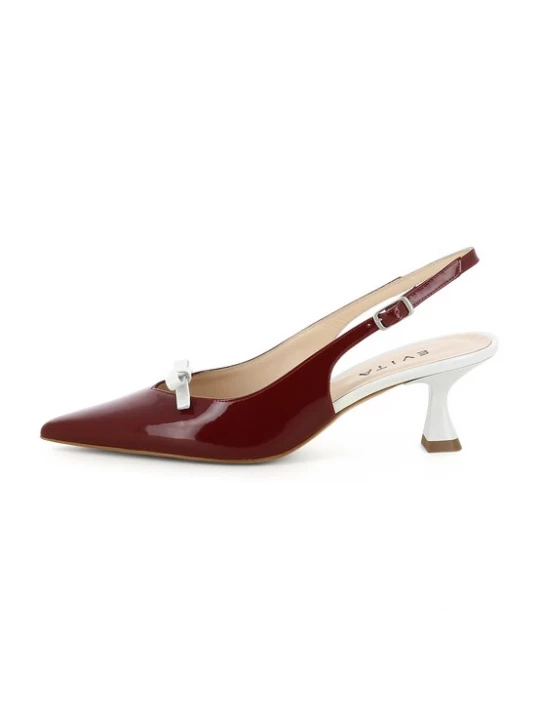 Foto van product EVITA Slingpumps 'PERLA' donkerrood