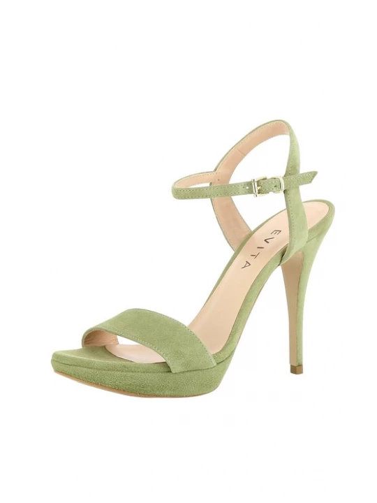 Foto van product EVITA Slingpumps 'Valeria' olijfgroen