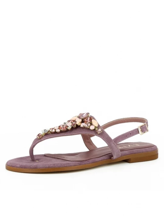 Foto van product EVITA Teenslipper 'OLIMPIA' lila / roodviolet
