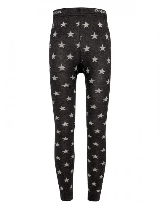 Foto van product EWERS Leggings 'Sterne' antraciet / zwart